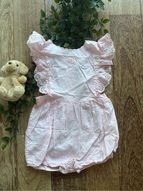 Ralph Lauren - Light Pink Girl Romper